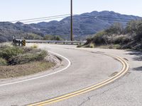 Scenic Mountain Road in California, USA