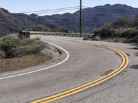 Scenic Mountain Road in California, USA