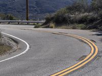 Scenic Mountain Road in California, USA