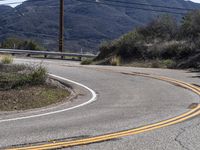 Scenic Mountain Road in California, USA