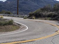 Scenic Mountain Road in California, USA