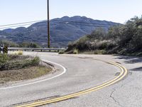 Scenic Mountain Road in California, USA