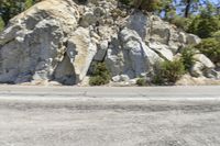 California Mountain Road: Asphalt under a Clear Sky