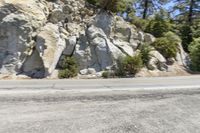 California Mountain Road: Asphalt under a Clear Sky