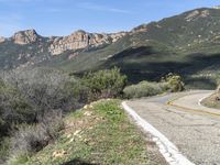 California Mountain Road: A Scenic View on Asphalt