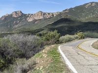 California Mountain Road: A Scenic View on Asphalt