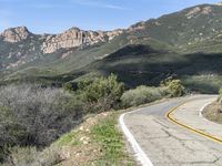 California Mountain Road: A Scenic View on Asphalt