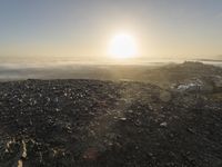 California Mountain Road: Dawn Light Illuminating the Landscape