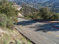 California Mountain Road: A Daytime Landscape