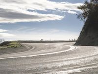 California Mountain Road: Low Clouds and Scenic Views