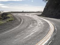 California Mountain Road: Low Clouds and Scenic Views