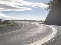 California Mountain Road: Low Clouds and Scenic Views