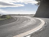 California Mountain Road: Low Clouds and Scenic Views