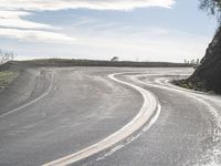 California Mountain Road: Low Clouds and Scenic Views