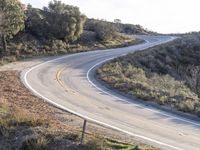 California Mountain Road with Scenic Views