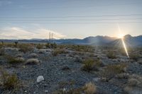 California Mountain Sky: A Picture of Nature's Landscape