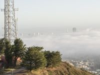 California Mountain View Overlooking the Ocean