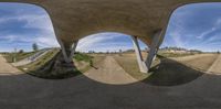 there is no image to provide a caption for in this article, and this 360 - fish eye view shows the bike course