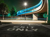 California Night: Bridge Underpass