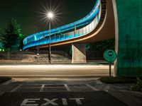 California Night: Bridge Underpass