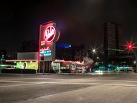 California Night: Street Light in Motion Blur