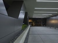 Night View of City Architecture in California