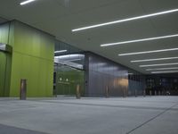 Night View of City Architecture in California