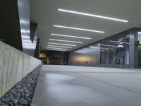 Night View of City Architecture in California
