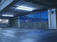 California Parking Garage Urban Light 001