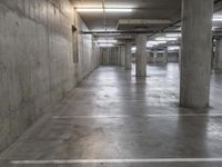 California Parking Lot: Concrete Surface