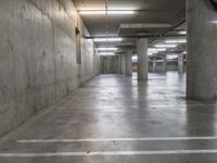 California Parking Lot: Concrete Surface