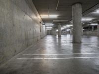 California Parking Lot: Concrete Surface