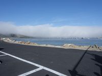 California Parking Lot with Stunning Ocean Views