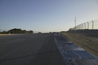 California Race Track at Dawn, USA 001