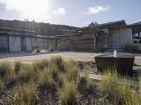 Residential Area in California: A Clear Day with a Blue Sky