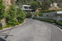 California Residential Area: Day view of Road