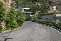 California Residential Area: Day view of Road