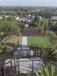 California Residential Area: Nature View from an Urban Landscape