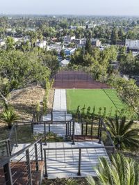 California Residential Area: Nature View from an Urban Landscape