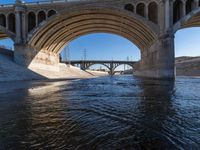 California Residential Bridge in Suburban Area