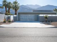 Residential House in California: A Straight Down the Road View