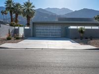 Residential House in California: A Straight Down the Road View