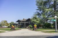 California Residential Neighborhood Under Clear Skies 001