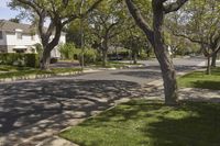 Residential neighborhood in Los Angeles, California, USA