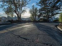 California Residential Road: A Day with Clear Skies