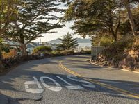 California Residential Road in San Francisco