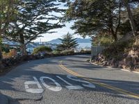 California Residential Road in San Francisco