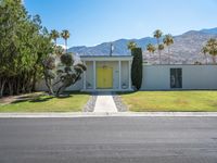 California Residential Villa Surrounded by Palm Trees