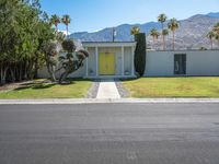 California Residential Villa Surrounded by Palm Trees