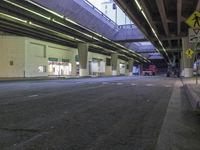 California Road: Asphalt Bridge in Los Angeles